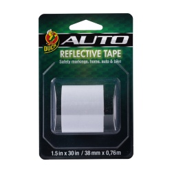 Auto Reflective Tape White 1.5 x 30" Duck"
