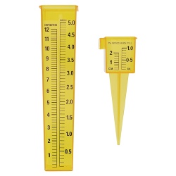 2 In 1 Water Gauge - 5 Rain Gauge & 1" Sprinkler Gauge Bios"
