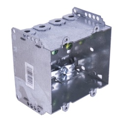Electrical switchbox 2 gang 3 x 3-3/4 x 3-3/4