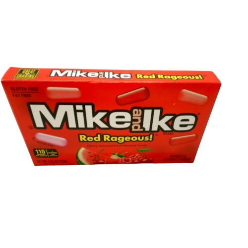 Mike And Ike Red Rageous! Assorted Fruit Candy 120g.